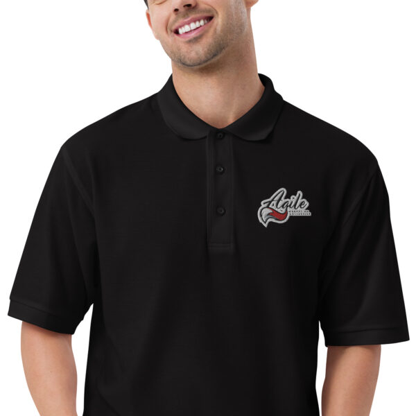 Agile Outline Men's Premium Polo