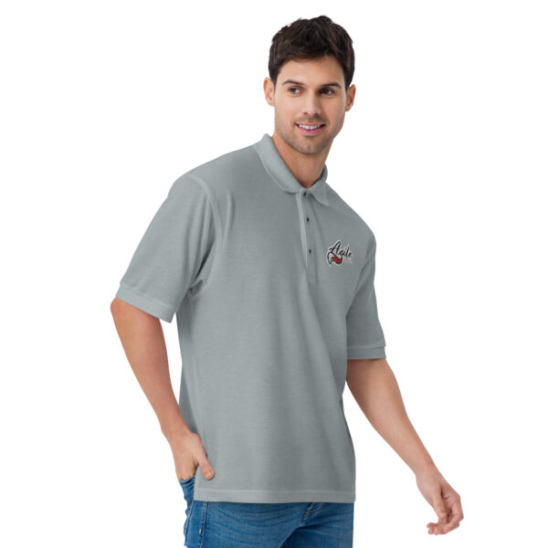 Agile Outline Men's Premium Polo - Image 21