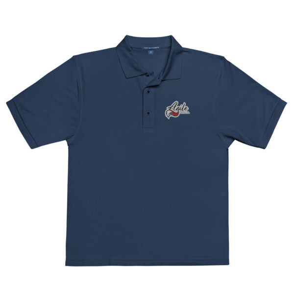 Agile Outline Men's Premium Polo - Image 3
