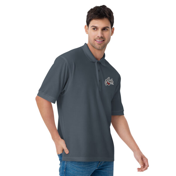Agile Outline Men's Premium Polo - Image 17