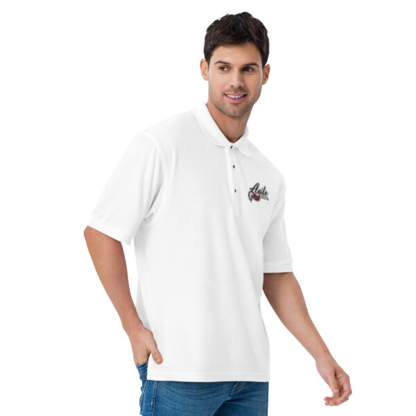Agile Outline Men's Premium Polo - Image 25
