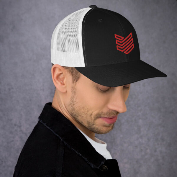 Shield Strategic Defense Trucker Cap (Red Decal)