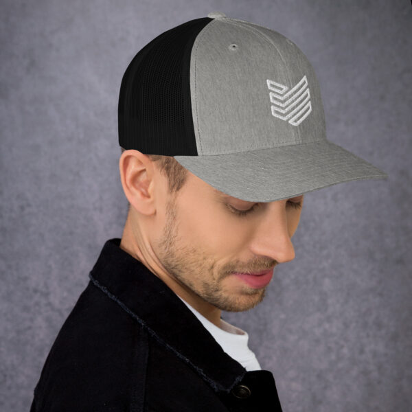 Shield Strategic Defense Trucker Cap (White Decal) - Image 18