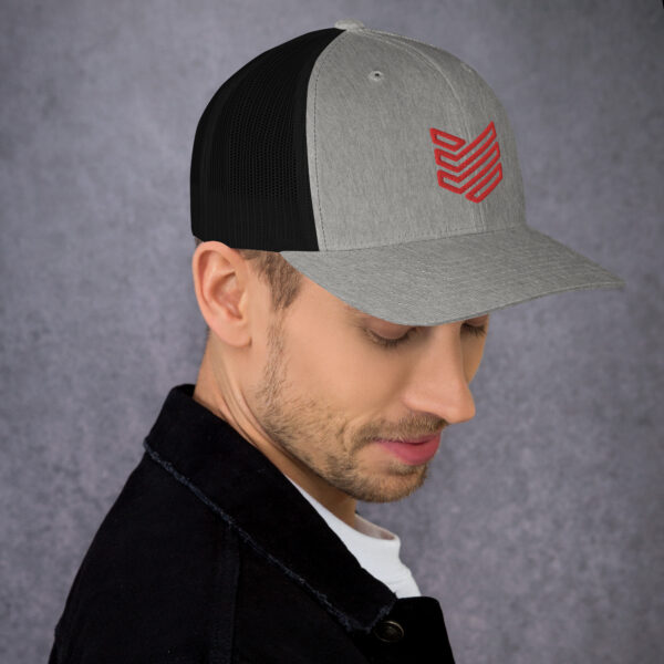 Shield Strategic Defense Trucker Cap (Red Decal) - Image 18