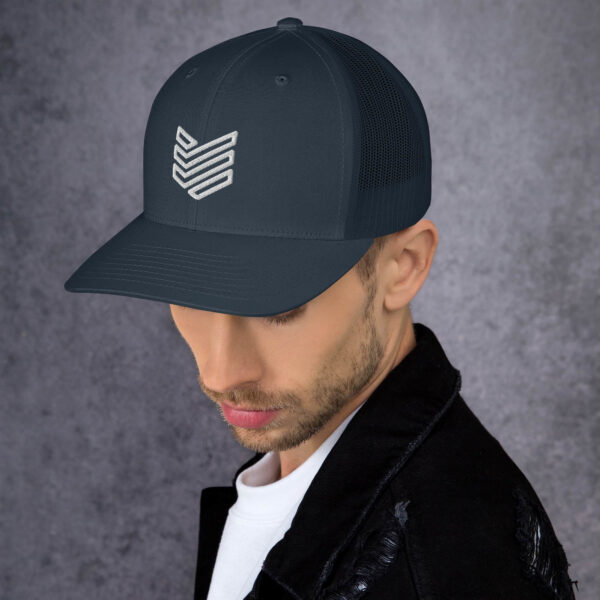 Shield Strategic Defense Trucker Cap (White Decal)