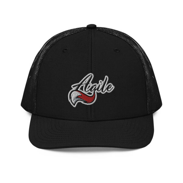 Class Dark Agile Trucker Cap - Image 7