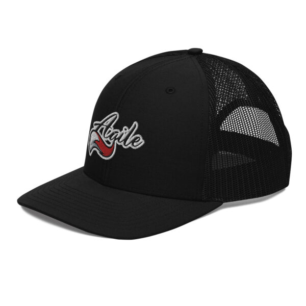 Class Dark Agile Trucker Cap - Image 8